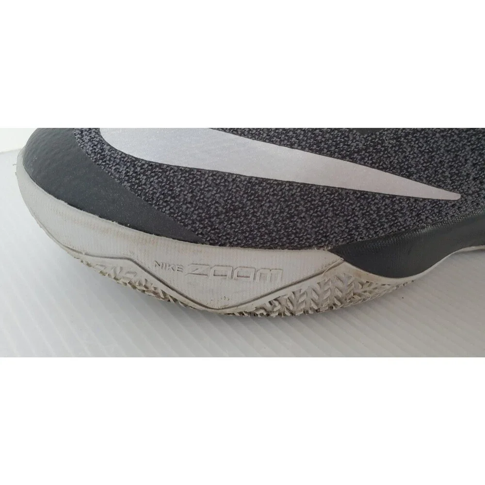 Nike Zoom Shift Mens Basketball Shoes Black Reflective Silver Size US 7 Sneakers